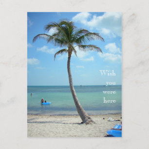 Ich wünschte, du wärest hier postkarte