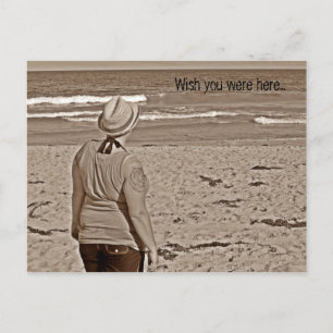Ich wünschte, du wärest hier postkarte