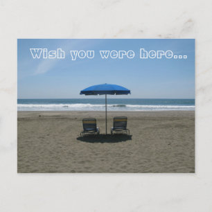 Ich wünschte, du wärest hier.. postkarte
