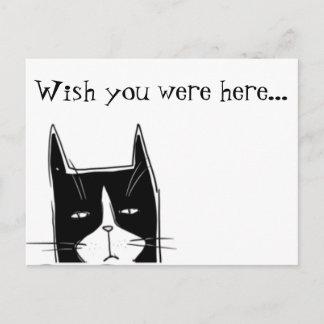 Ich wünschte, du wärest hier postkarte