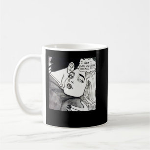 Ich wünschte, ich schaue mir Kriminalitätsdateien  Kaffeetasse