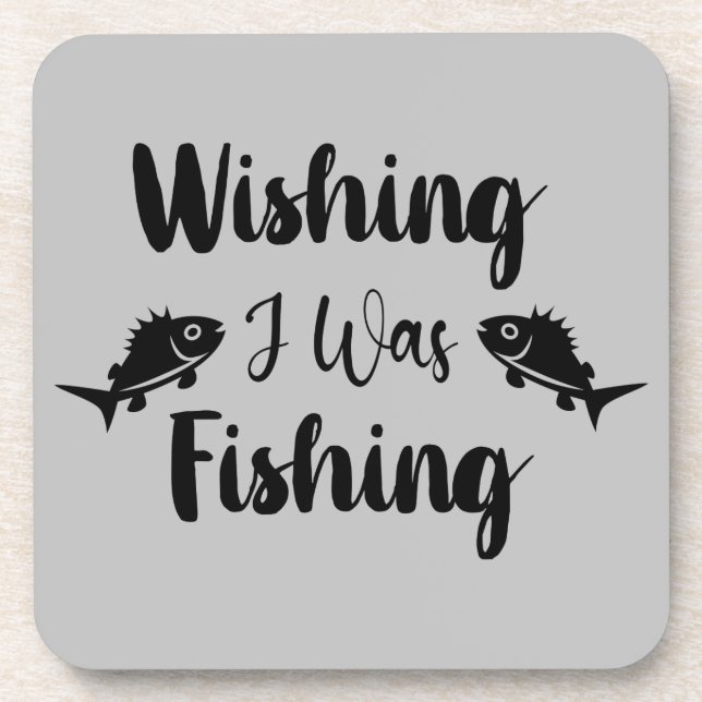 Ich wünschte, ich wäre ein lustiges Zitat Getränkeuntersetzer (Vorderseite)