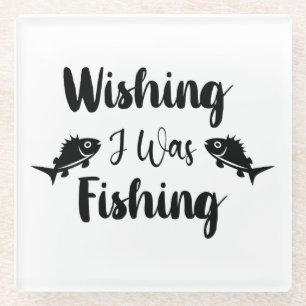 Ich wünschte, ich wäre ein lustiges Zitat Glasuntersetzer