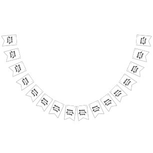 Ich wünschte, ich wäre ein lustiges Zitat Wimpelkette