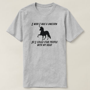 ICH WÜNSCHTE, ICH WÄRE EIN UNICORN UND KÖNNTE MENS T-Shirt