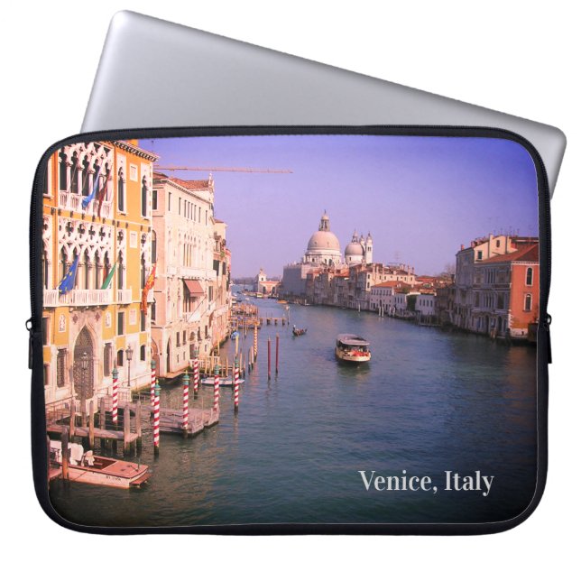 Ich wünschte, ich wäre in Venedig, Italienischer U Laptopschutzhülle (Vorderseite)