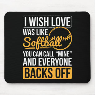 Ich wünschte, Liebe wäre wie Softll Softll Player Mousepad