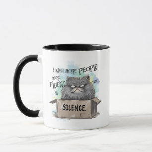 Ich wünschte, mehr Menschen wären fließend Tasse
