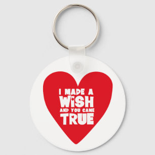 ICH WÜNSCHTE MIR EIN LIEBESHERZ SCHLÜSSELANHÄNGER