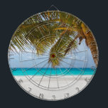 Ich wünschte, Sie wären hier! Dartscheibe<br><div class="desc">Entfliehen Sie der Ablenkung und dem Ärger Ihres Alltags und kommen Sie mit uns in das perfekte Strandparadies.</div>