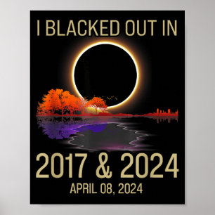 Ich wurde 2017 Total Solar ohnmächtig Poster