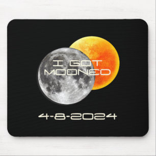 Ich wurde beim totalen Sonnenfinsternis Mondsüchti Mousepad
