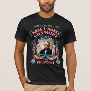 "Ich wurde betrunken und wählte Fillmore!" Dunkles T-Shirt