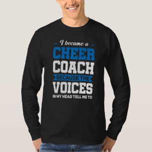 Ich wurde Cheer Coach Cheerleader T-Shirt