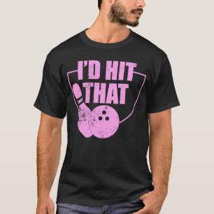 Ich würde das lustige Bowling-Zitat für Bowler 1 s T-Shirt