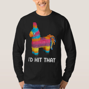 Ich würde das mexikanische Party Pinata Cinco de M T-Shirt