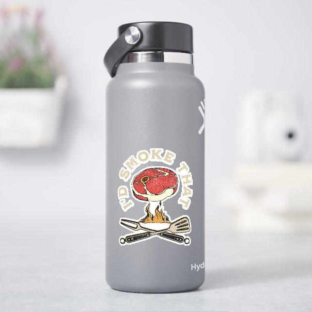 Ich würde das rauchen aufkleber (HydroFlask)