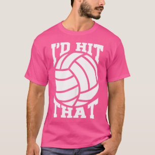 Ich würde das Volleyball Beach Volleyball Team tre T-Shirt