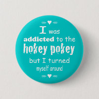 Ich wurde dem Hokey Pokey Typografy Zitat zugeschr