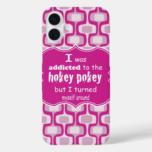 Ich wurde dem Hokey Pokey Typografy Zitat zugeschr Case-Mate iPhone Hülle (Rückseite)