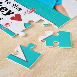 Ich wurde dem Hokey Pokey Typografy Zitat zugeschr Puzzle