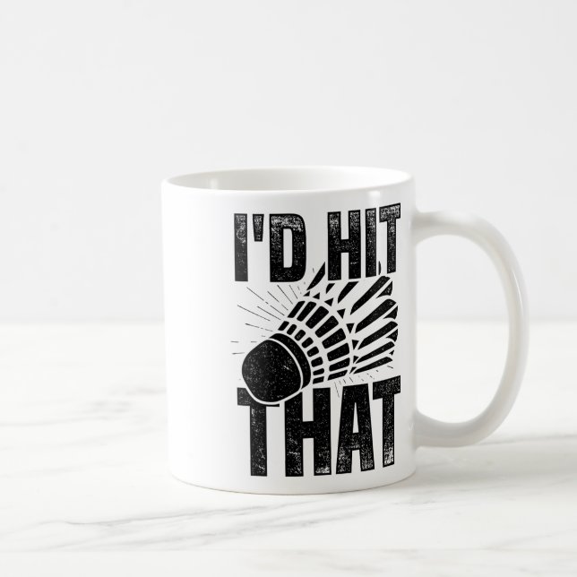 Ich würde den Badminton Shuttle Badminton Player S Kaffeetasse (Rechts)