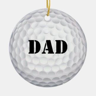 Ich würde den schlagen! Golfball Keramikornament