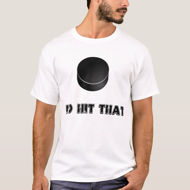 Ich würde den schlagen (Hockey) T-Shirt (Vorderseite)