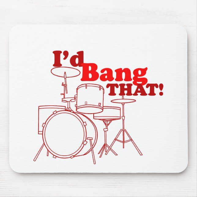 Ich würde den schlagen! mousepad (Vorne)