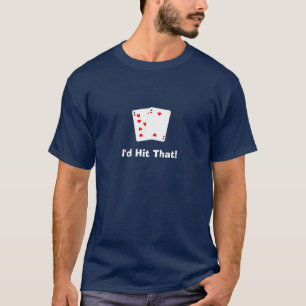 Ich würde den schlagen! Schwarzes Jack-T-Shirt T-Shirt