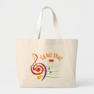 Ich würde den schlagen (Soprane) Jumbo Stoffbeutel