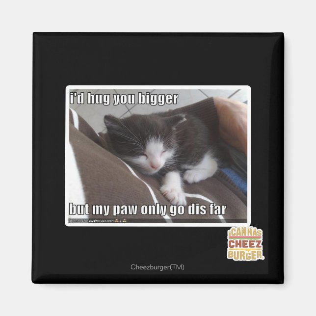 Ich würde dich größer umarmen magnet (Vorne)