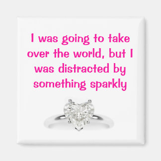 Ich würde die Welt übernehmen, b... Magnet