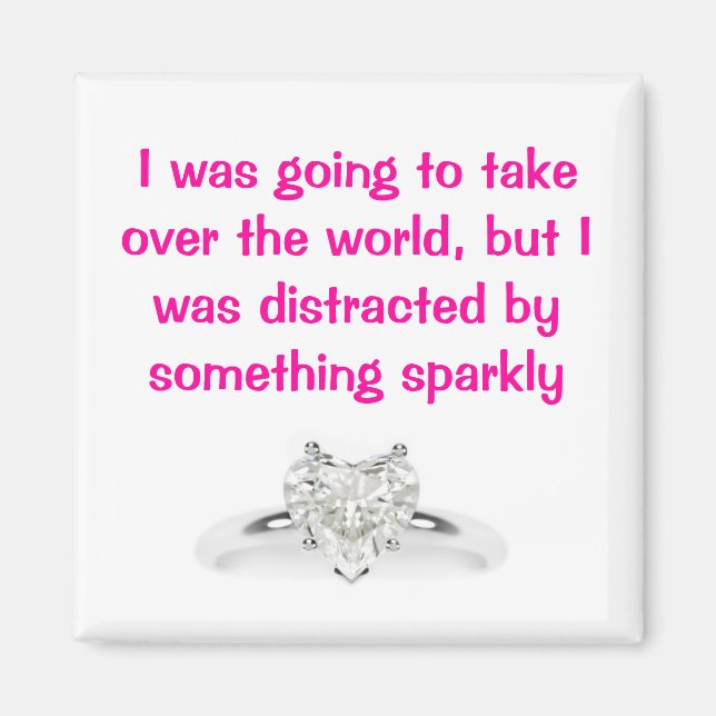 Ich würde die Welt übernehmen, b... Magnet (Vorne)