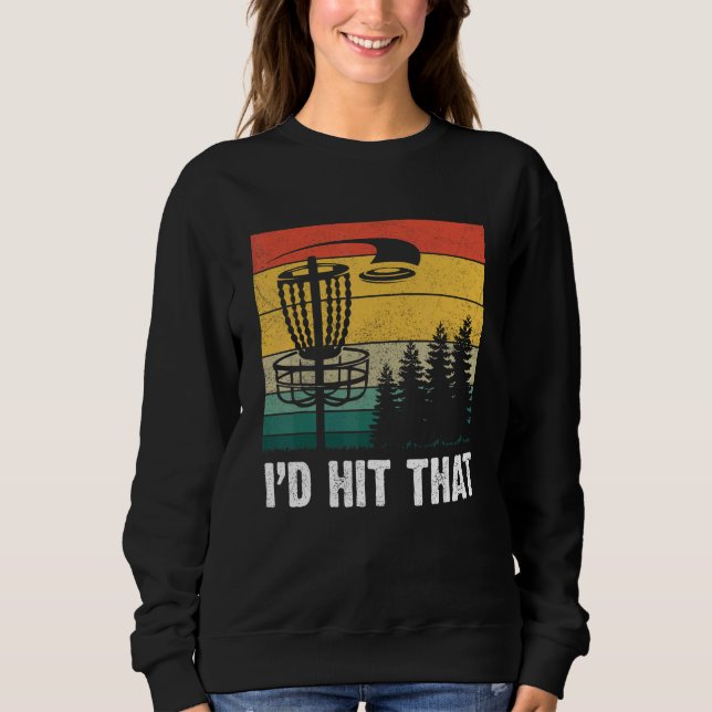 Ich würde diese Disk Golf Tree Disk Golf mit Par 1 Sweatshirt (Vorderseite)