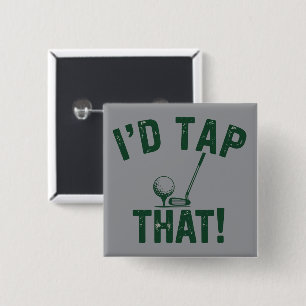 Ich würde diese lustigen Golf-Sarkastischen-Sprüch Button