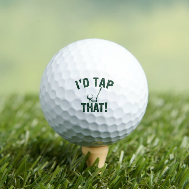 Ich würde diese lustigen Golf-Sarkastischen-Sprüch Golfball (Insitu T-Shirt)
