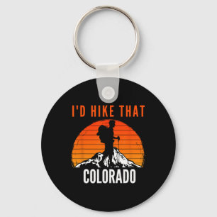 Ich würde diesen Colorado-Sonnenuntergangs-Bergwan Schlüsselanhänger