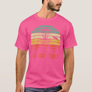 Ich würde diesen Disc Golf Frisbee Funny treffen T-Shirt