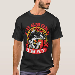 Ich würde diesen Lachs fischenden Fisch Fischer ra T-Shirt