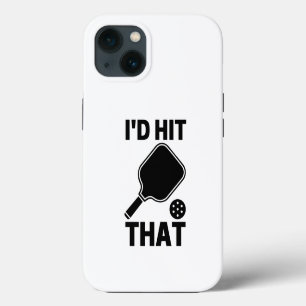 Ich würde diesen lustigen Pickleball-Spieler Liebh iPhone 13 Hülle