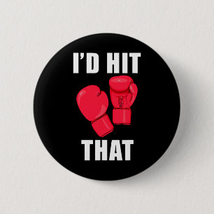 Ich würde diesen lustigen Spruch Kickboxen Männer Button