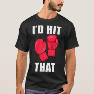 Ich würde diesen lustigen Spruch Kickboxen Männer T-Shirt