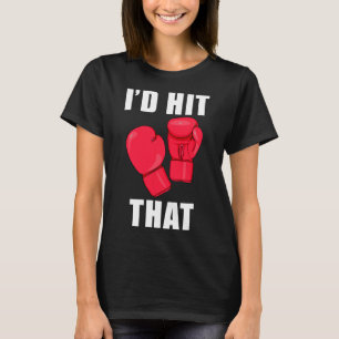 Ich würde diesen lustigen Spruch Kickboxen Männer  T-Shirt