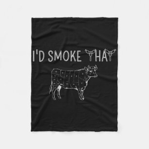 Ich würde diesen Rindfleisch-Barbecue-Grill-BBQ-Sm Fleecedecke