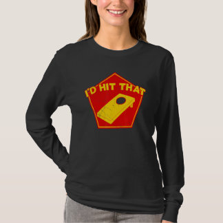 Ich würde dieses Cornhole-Team Bean Bag   Cornhole T-Shirt