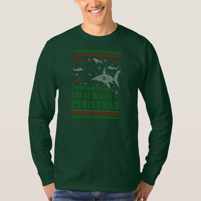 Ich würde dieses große weißes WeihnachtsT-Shirt T-Shirt (Vorderseite)