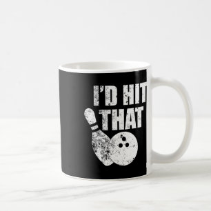 Ich würde dieses lustige Bowling-Zitat für Bowler Kaffeetasse