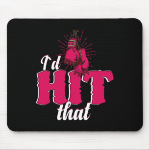 Ich würde dieses lustige Boxgeschenk für Kickboxen Mousepad