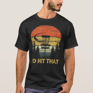 Ich würde dieses lustige Disc-Golf-Frisbee-Golf-Ge T-Shirt